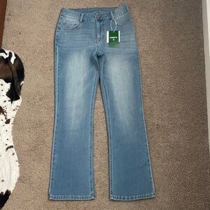 HALARA Women's Light Blue Flare Jeans